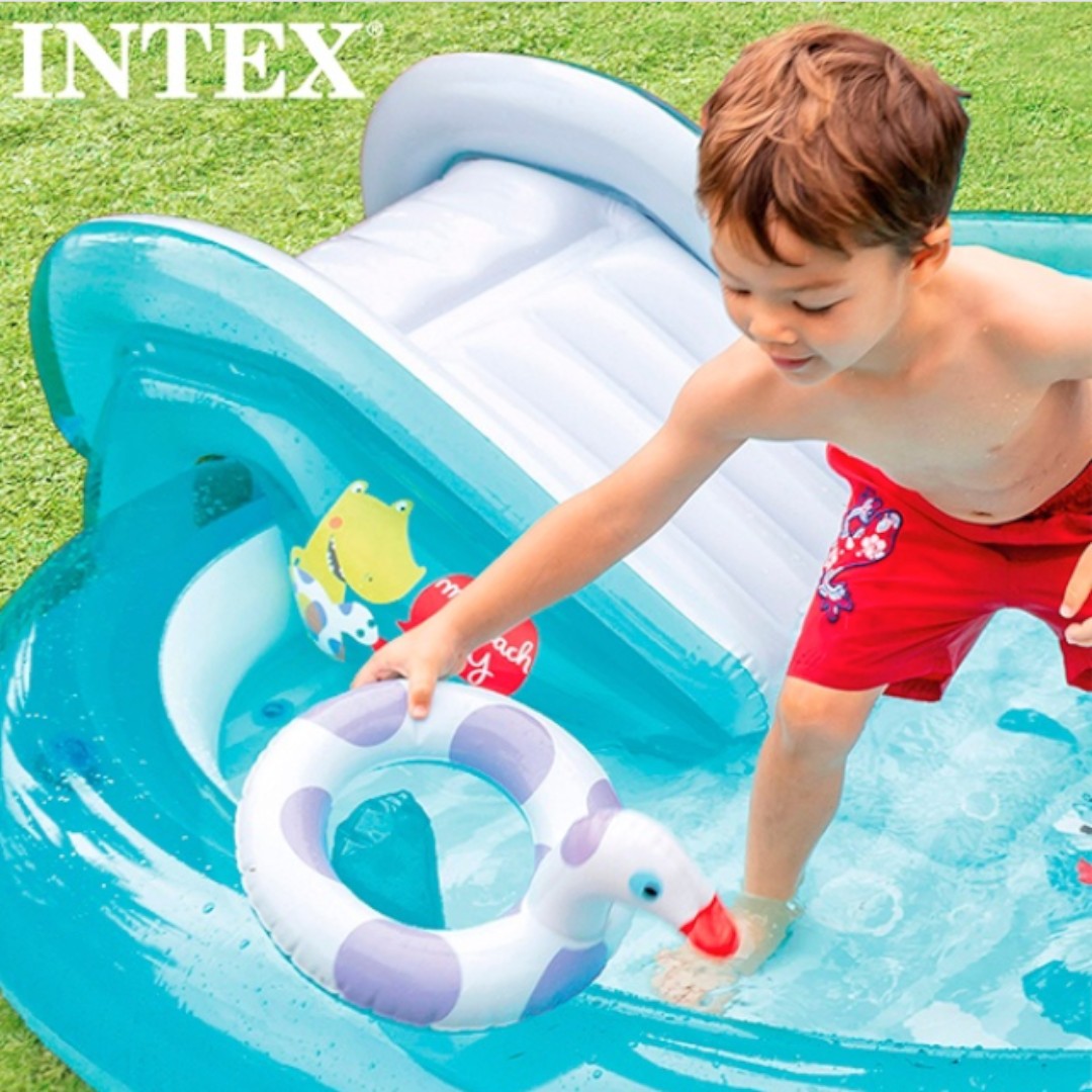 INTEX PISCINA GATOR PLAY CENTER INTEX PISCINA GATOR PLAY CENTER